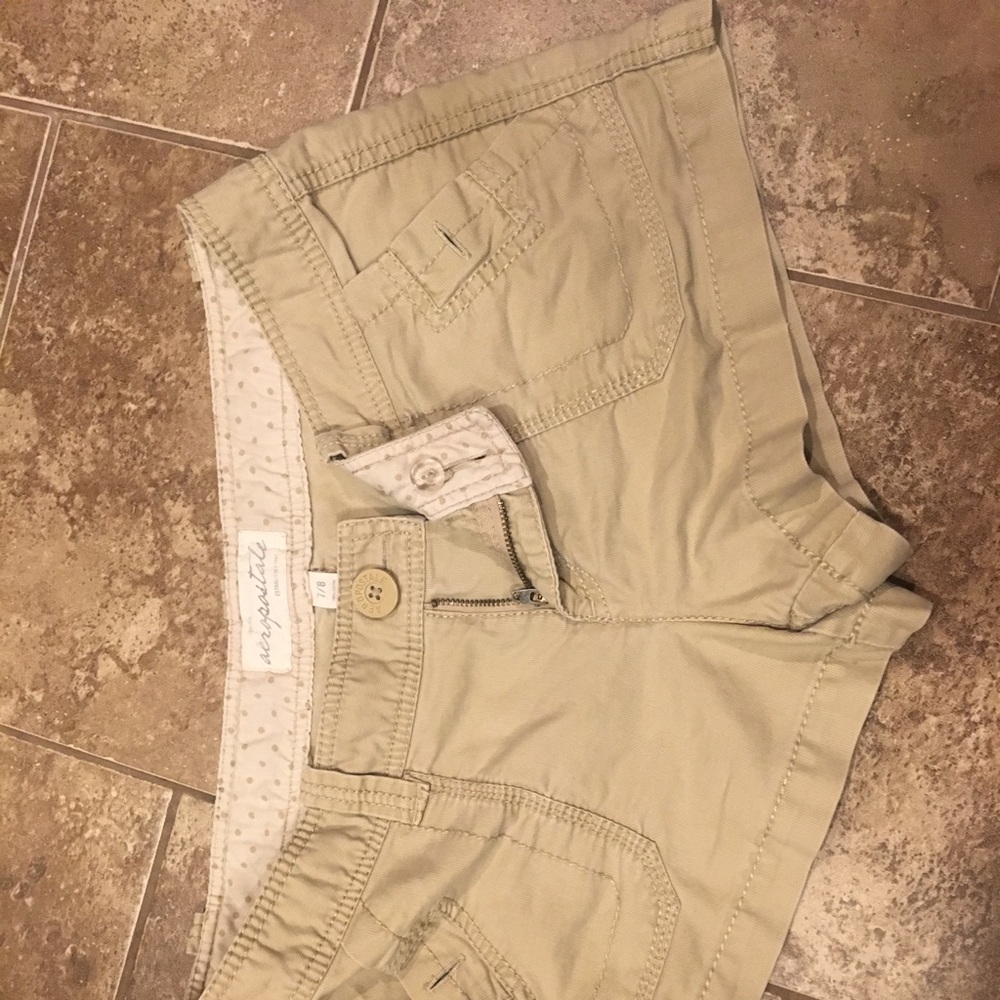 Aeropostale kaki shorts